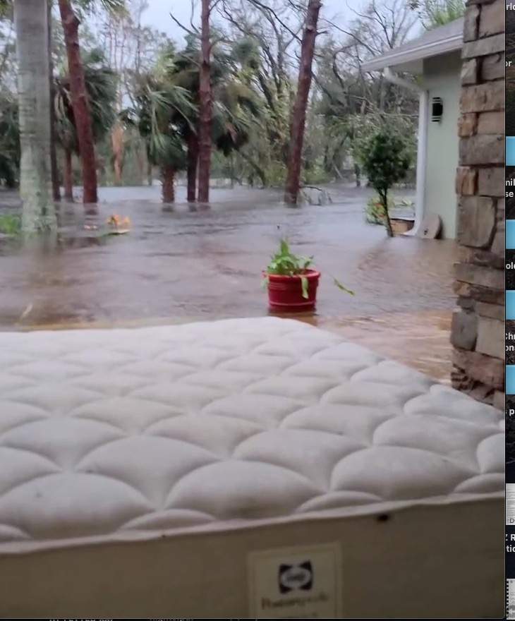 Grandmother Susan's mattress ride to safety