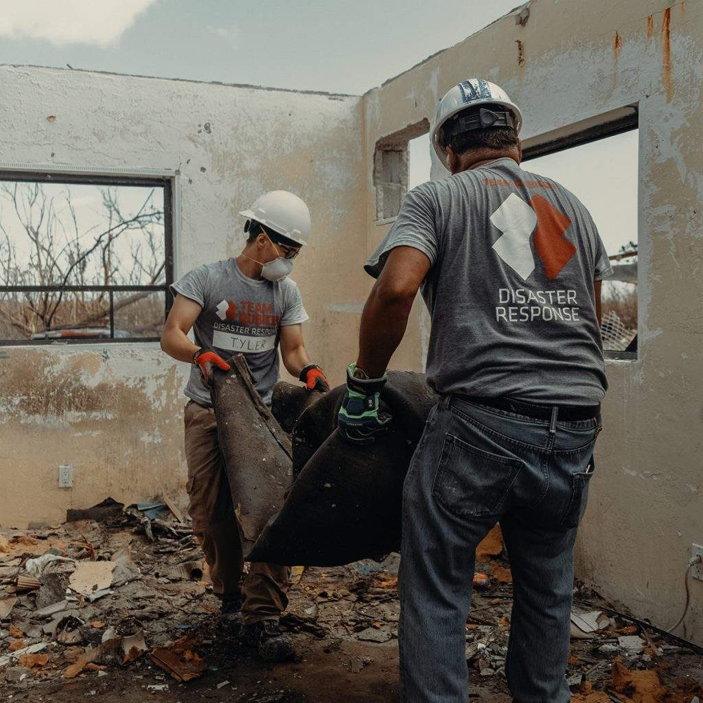 Team Rubicon Free Disaster Relief Team in action